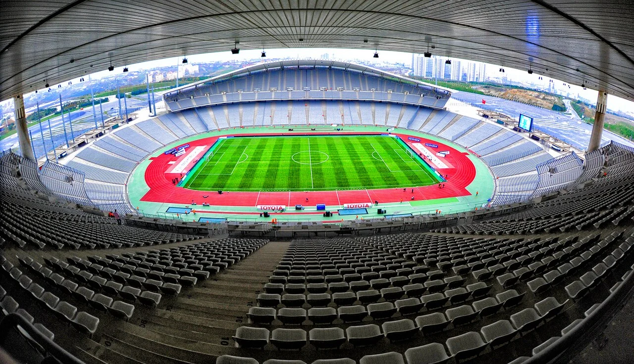 The Atatürk Olympic Stadium in Istanbul, photographed in 2016.